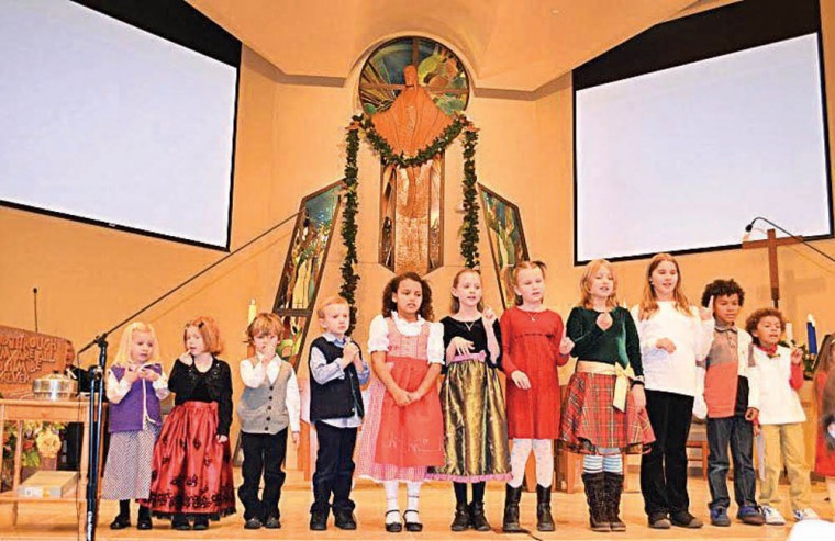 German Christmas service at Mountain View Lutheran Church